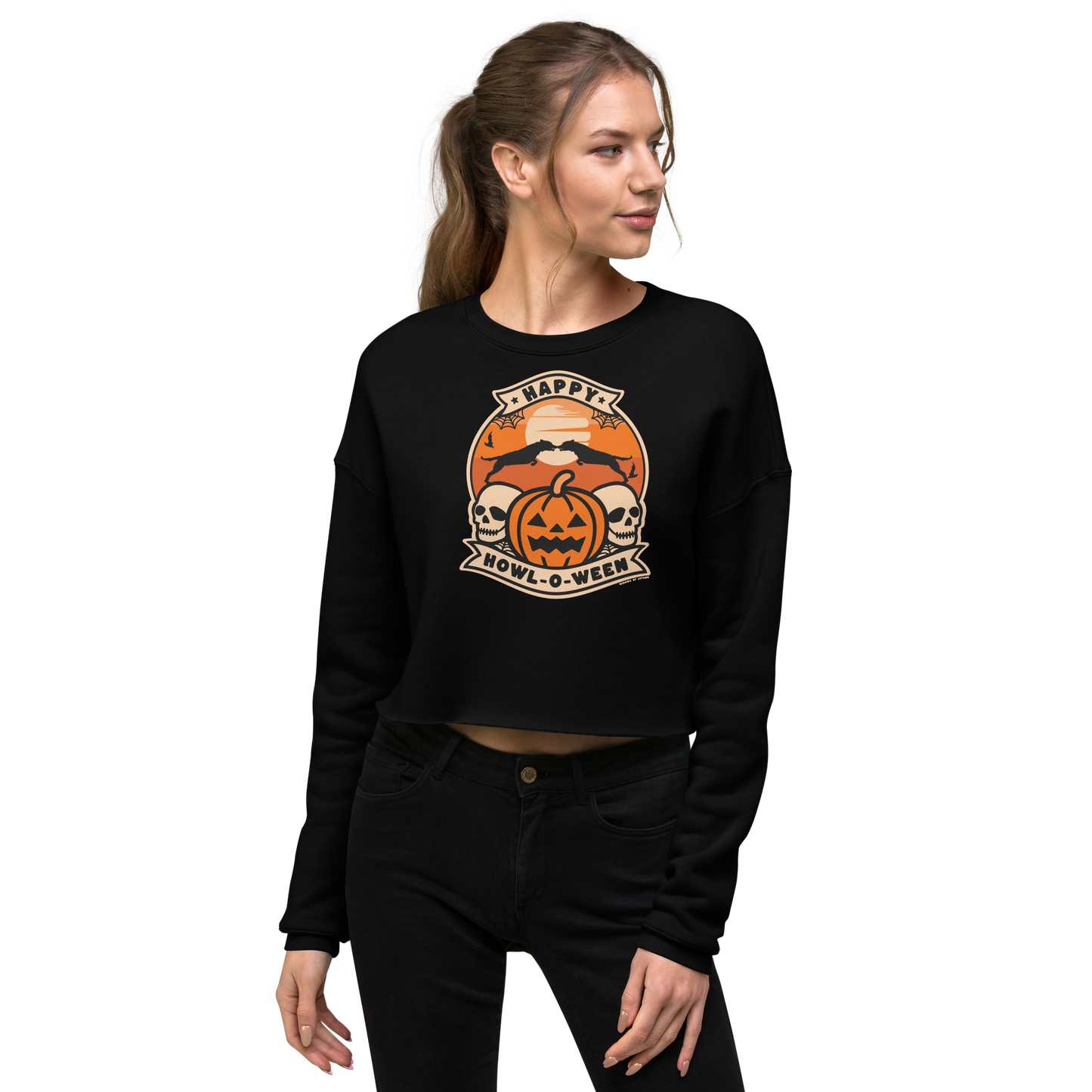 Howl-O-Ween Cropped Sweatshirt