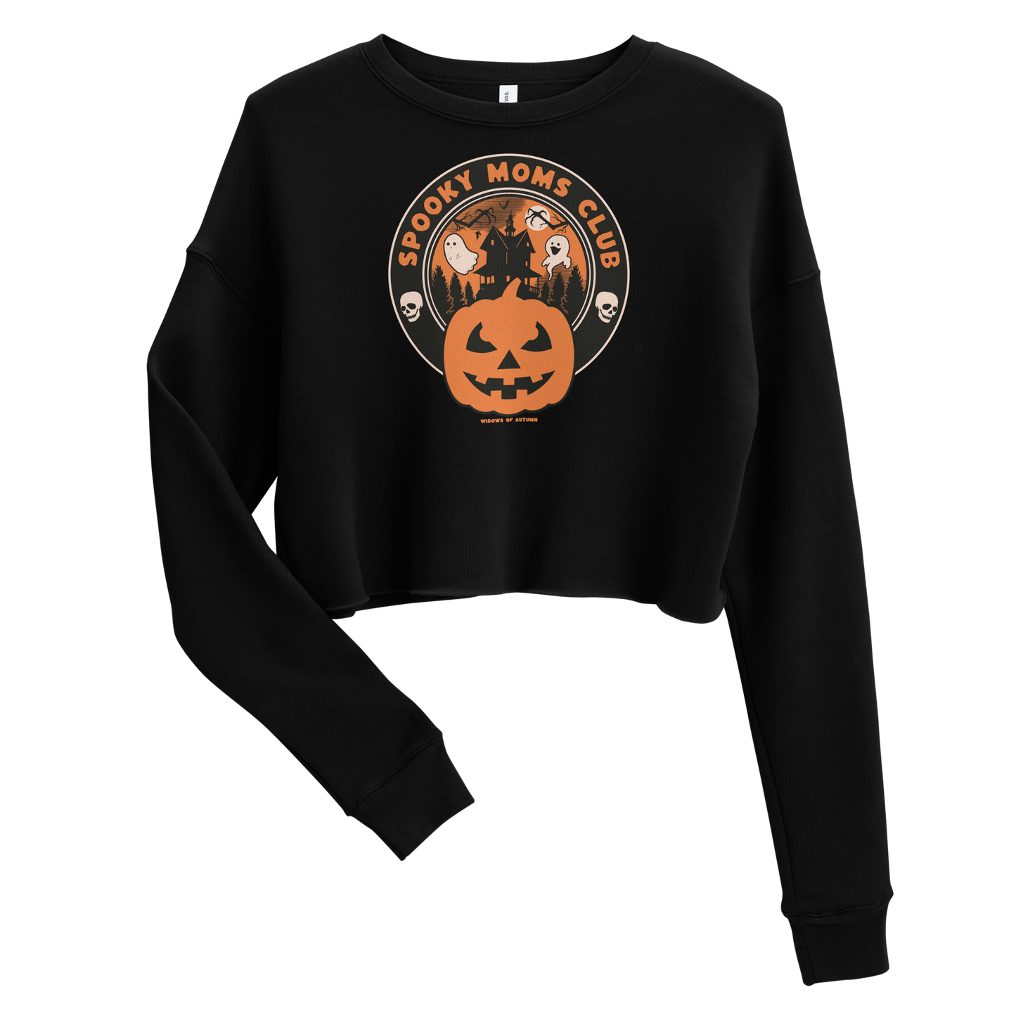 Spooky Moms Club Cropped Sweatshirt