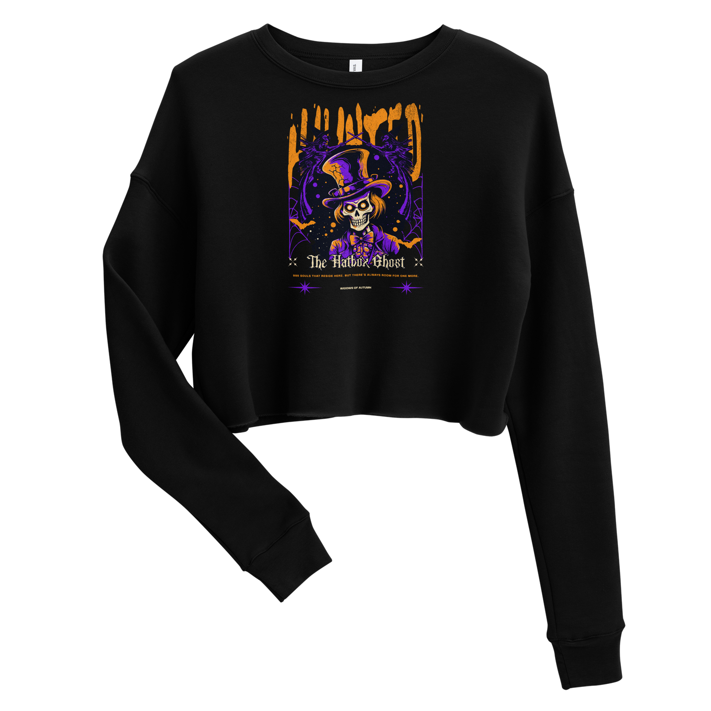 Hatbox Ghost Cropped Sweatshirt