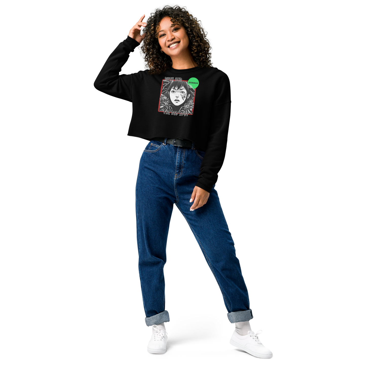 Ruth & The Red Spot Cropped Sweatshirt