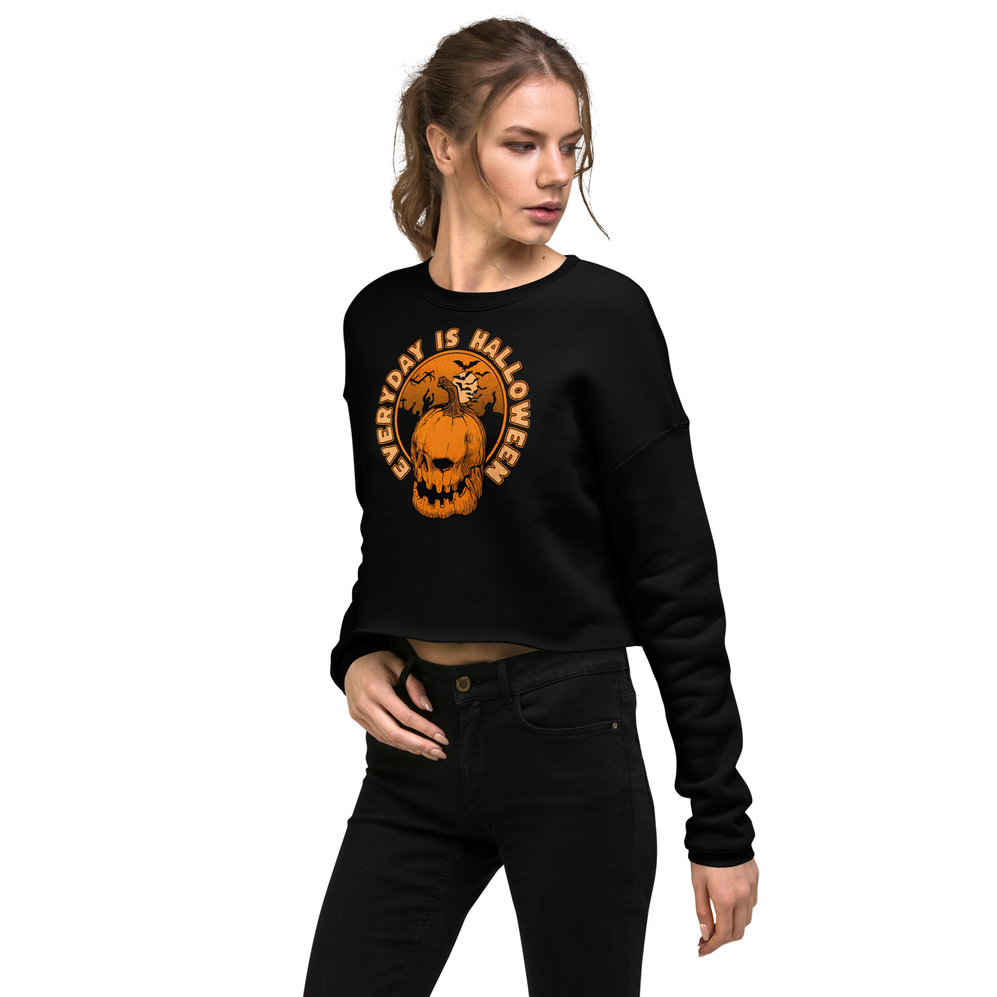 Eternal Halloween Cropped Sweatshirt
