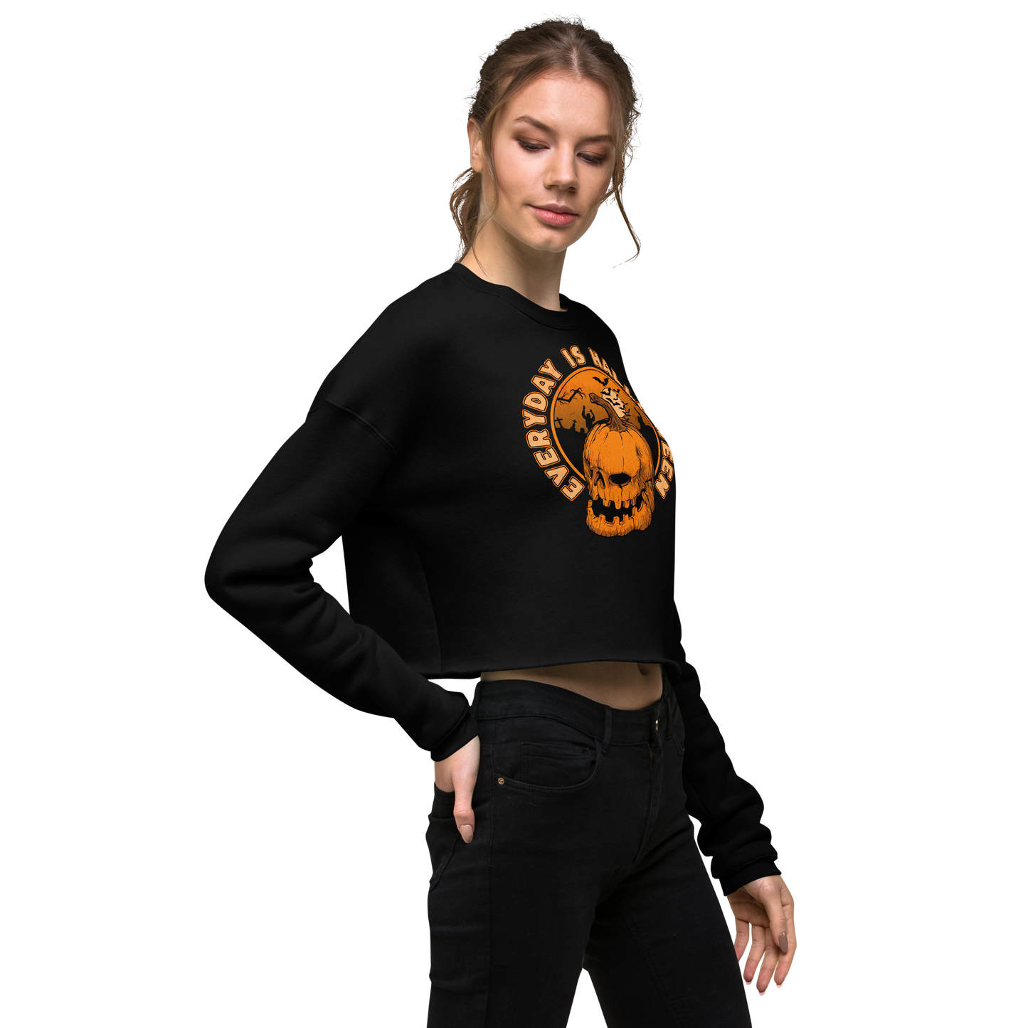 Eternal Halloween Cropped Sweatshirt