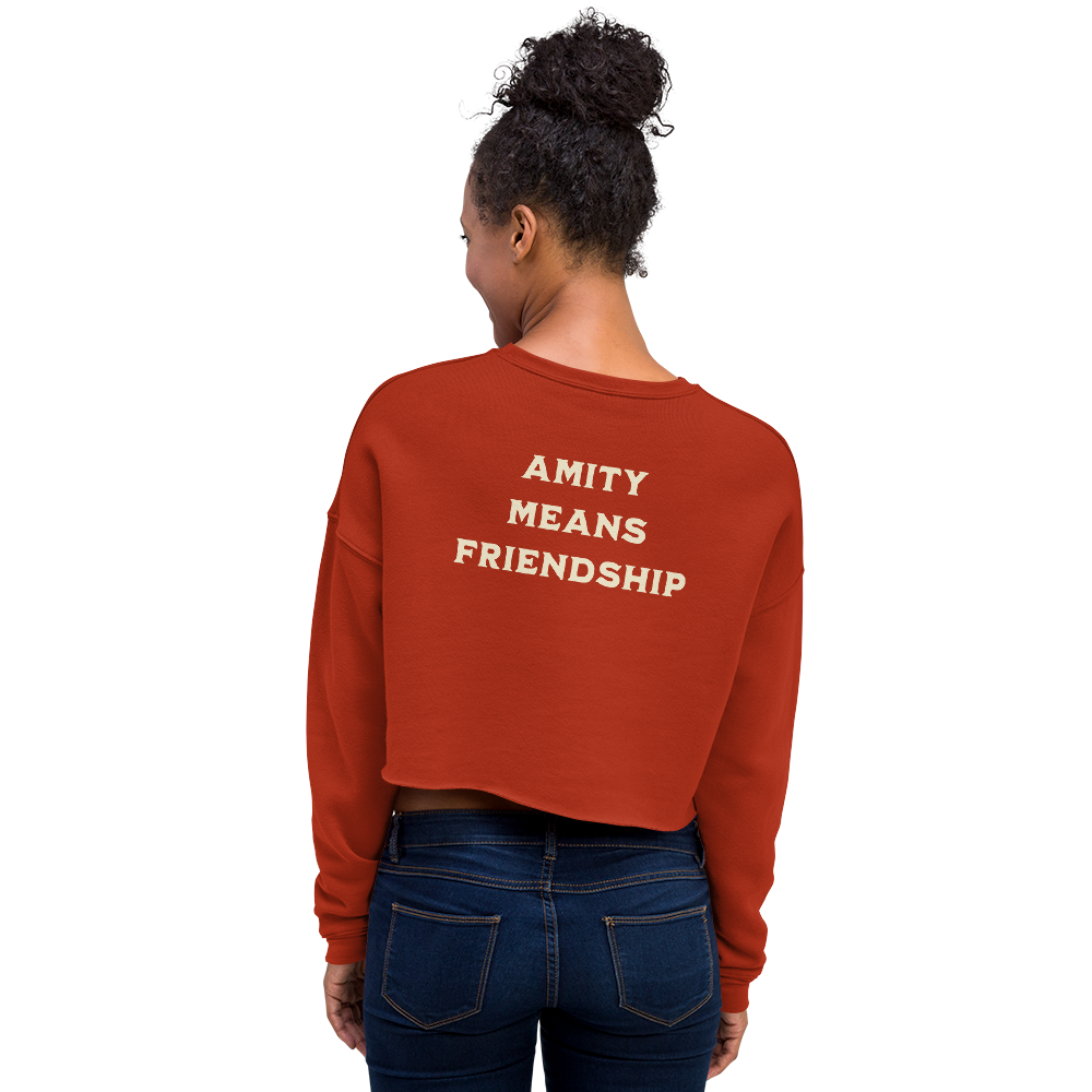 Welcome to Amity Cropped Sweatshirt