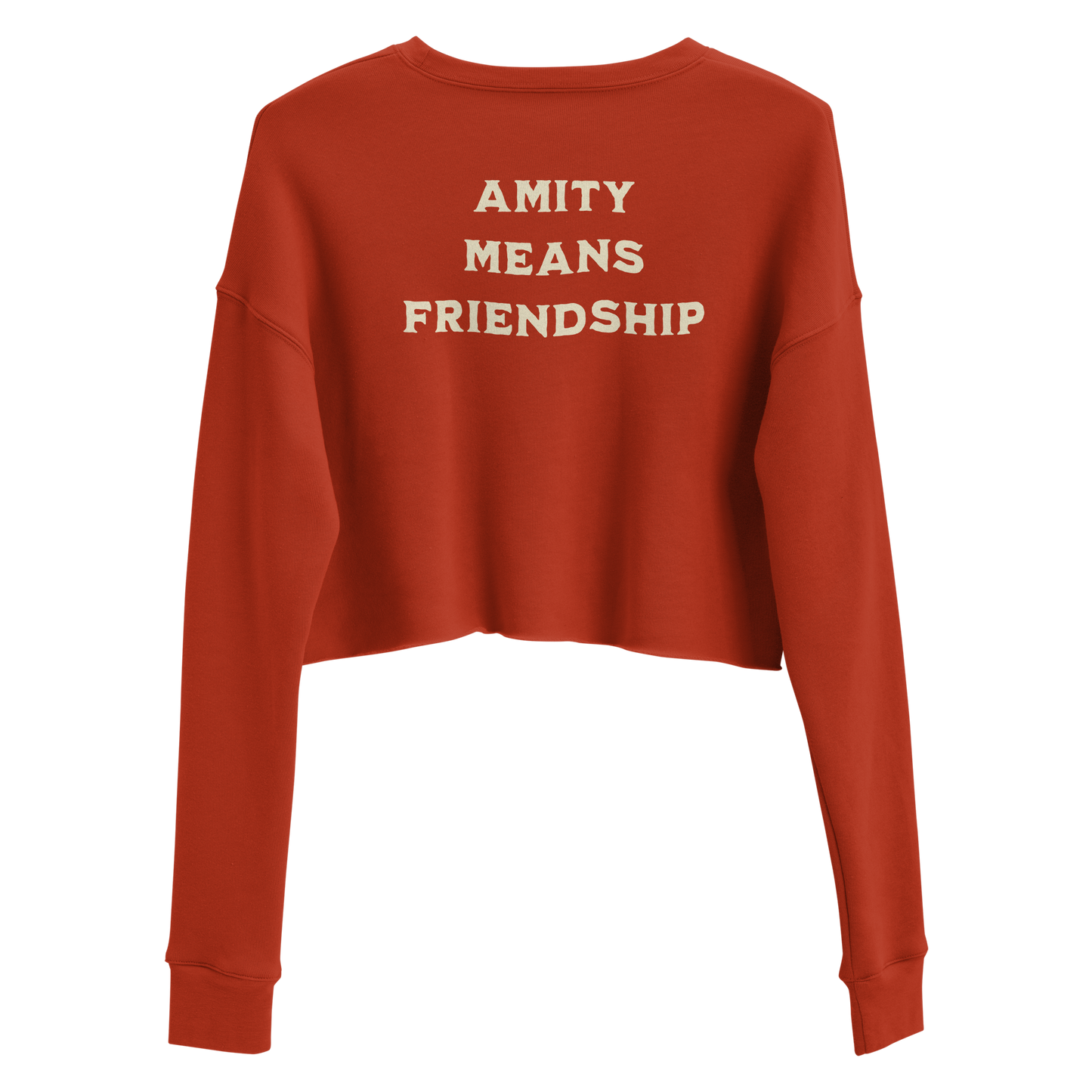 Welcome to Amity Cropped Sweatshirt