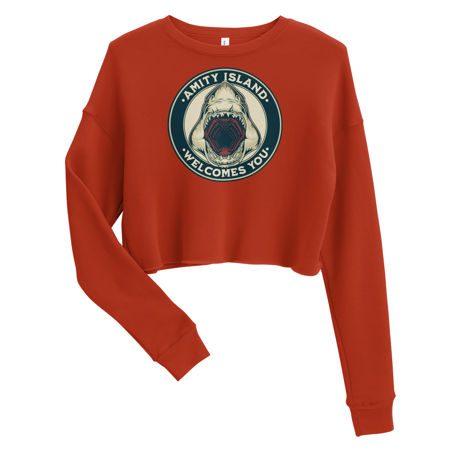 Welcome to Amity Cropped Sweatshirt
