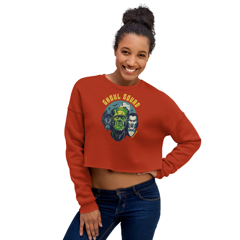 Ghoul Squad Cropped Sweatshirt