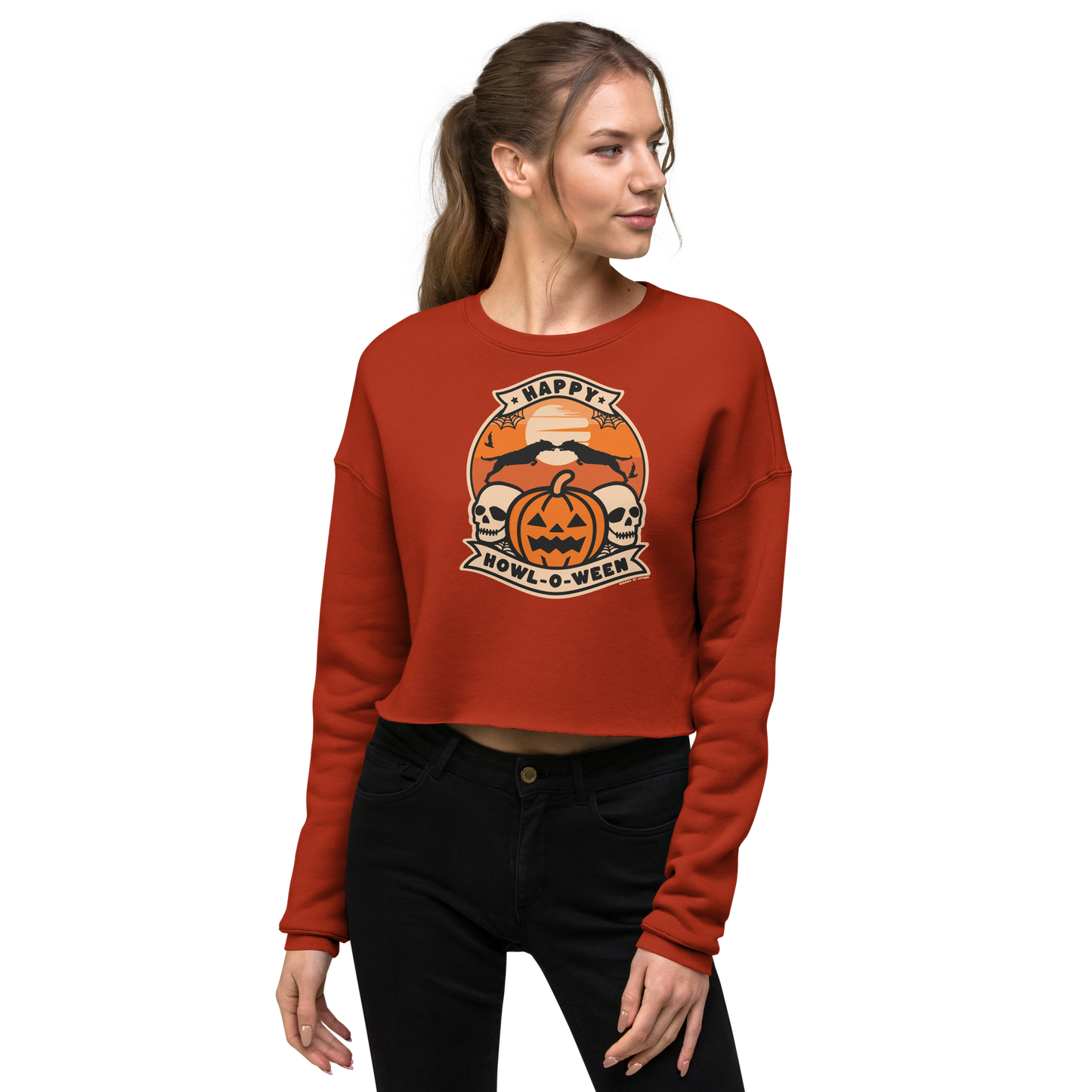 Howl-O-Ween Cropped Sweatshirt