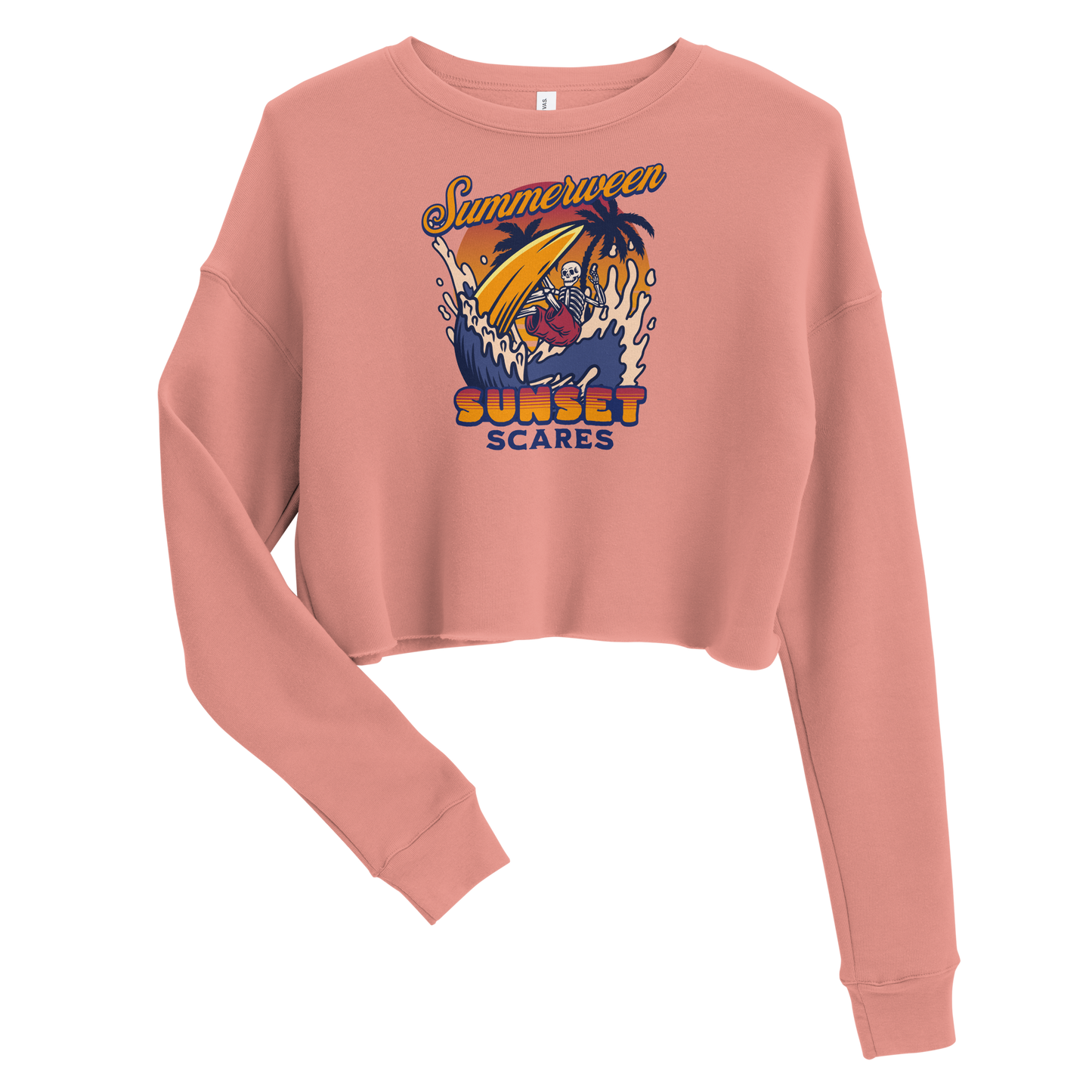 Sunset Scares Cropped Sweatshirt
