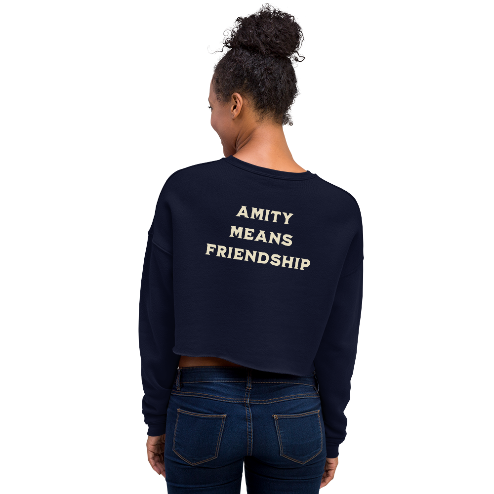 Welcome to Amity Cropped Sweatshirt