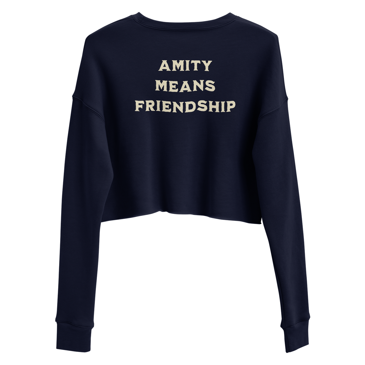 Welcome to Amity Cropped Sweatshirt