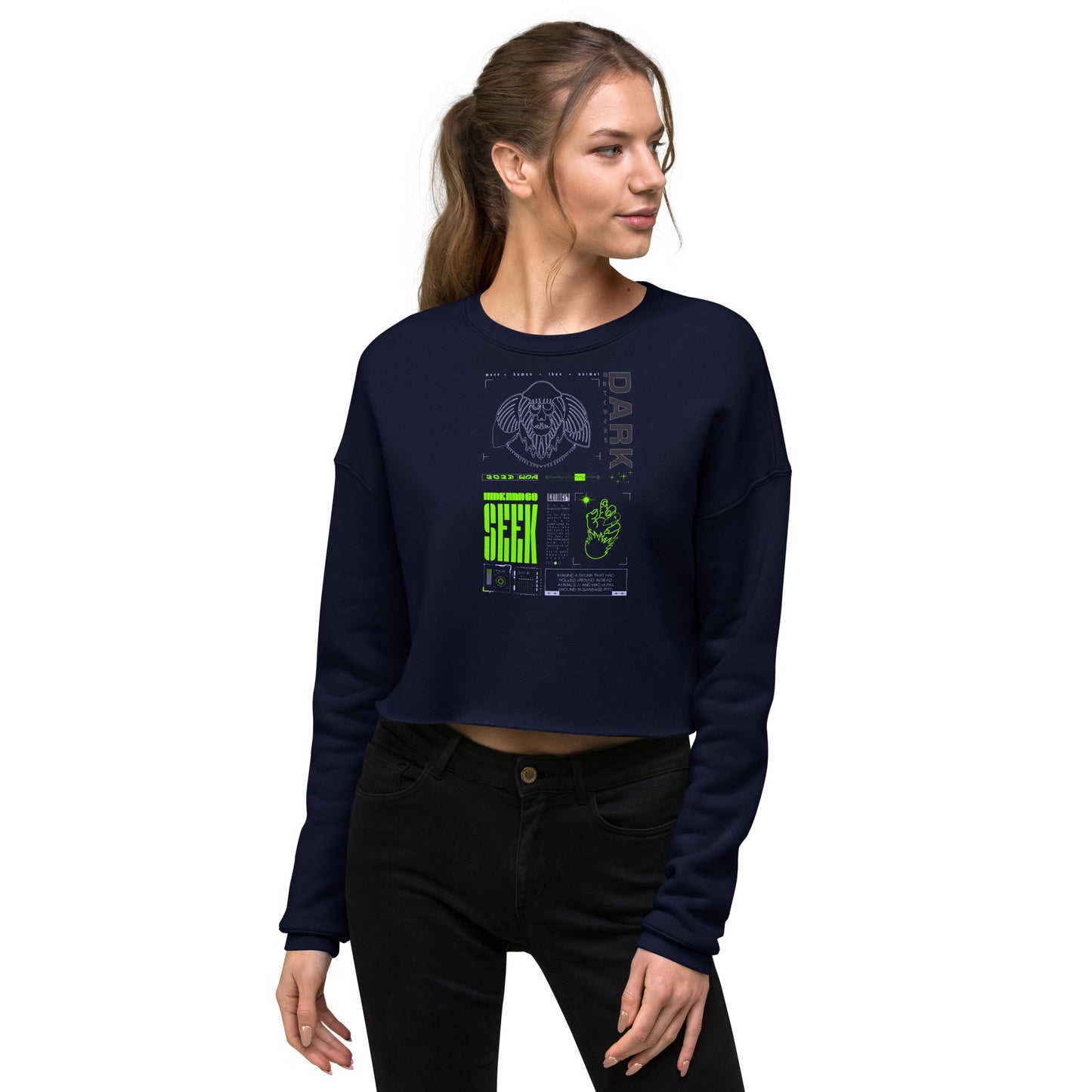 Dark Watchers Cropped Sweatshirt