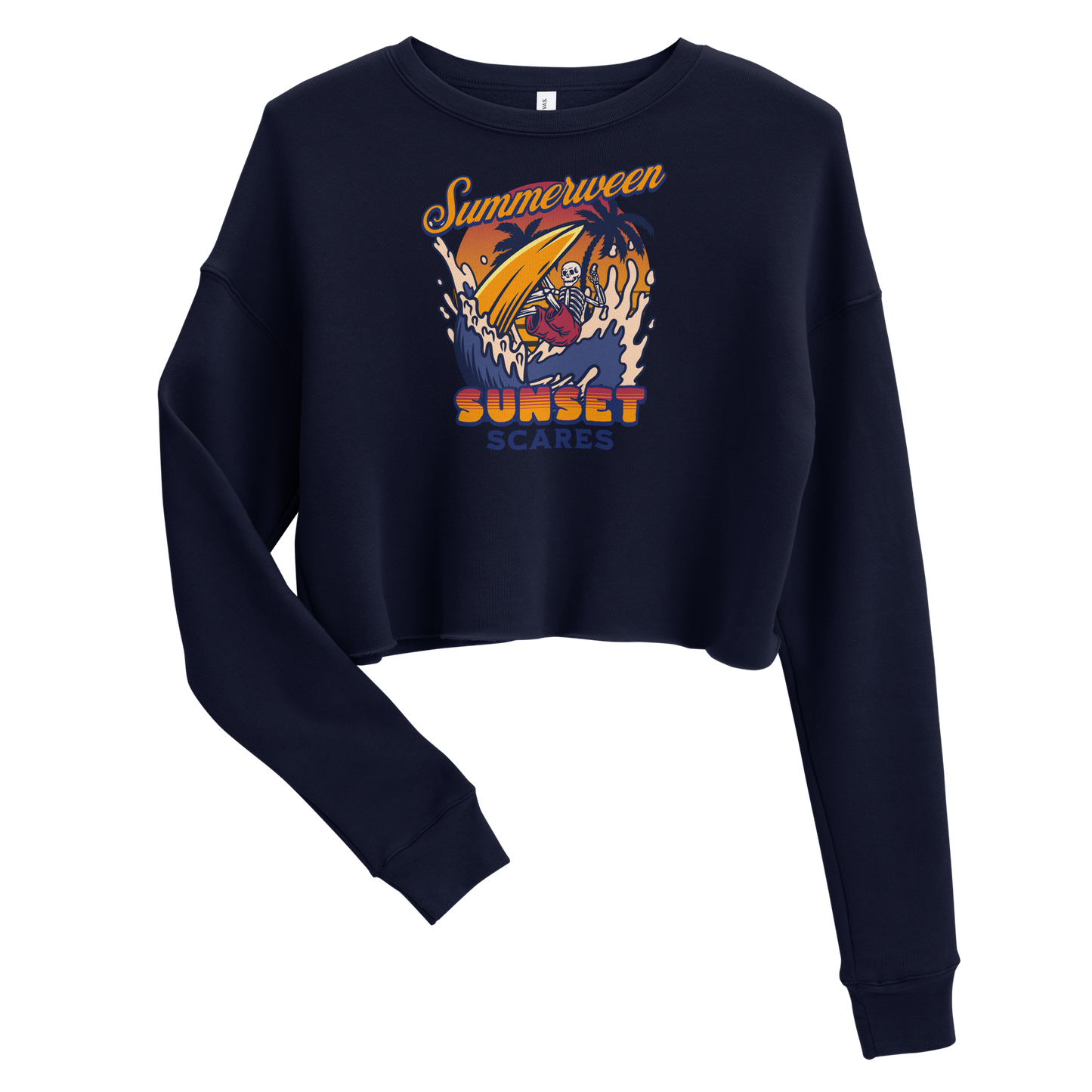 Sunset Scares Cropped Sweatshirt