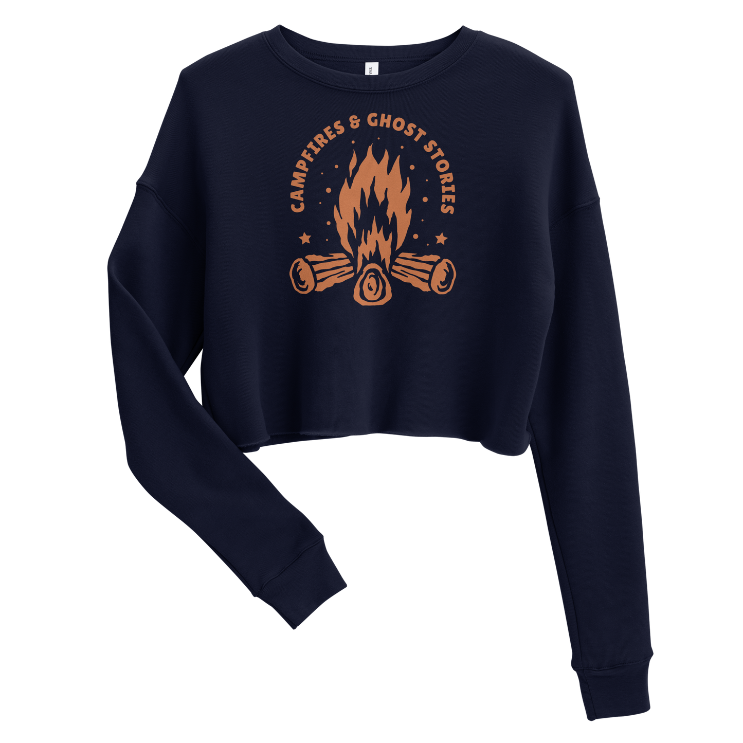 Campfires & Ghost Stories Cropped Sweatshirt