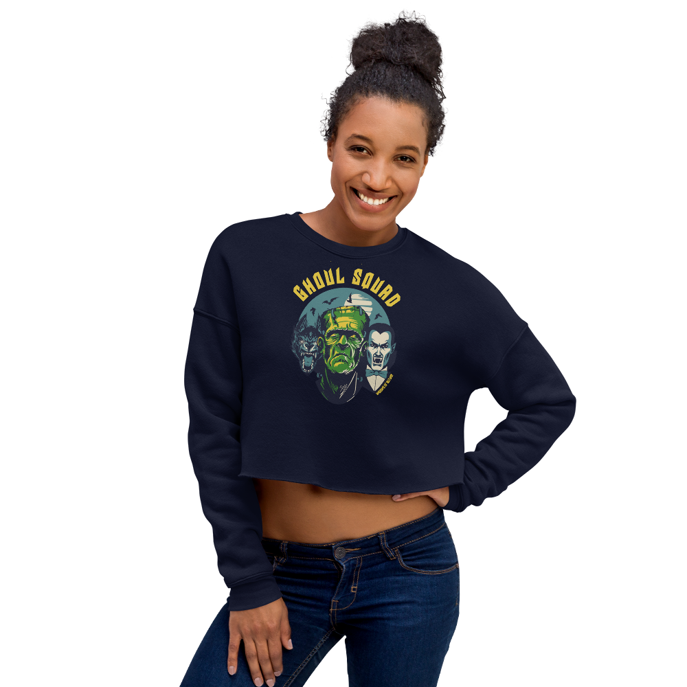 Ghoul Squad Cropped Sweatshirt