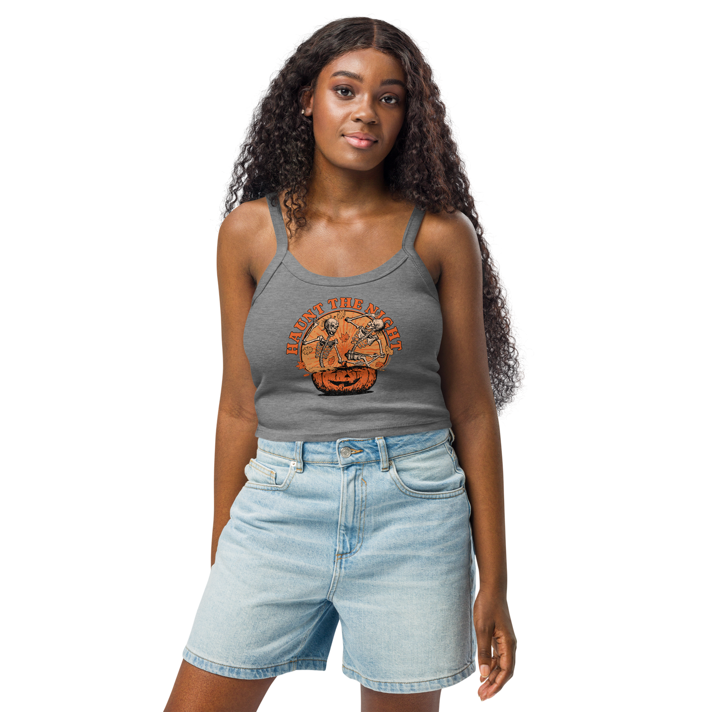 Haunt The Night Micro-Rib Tank Top