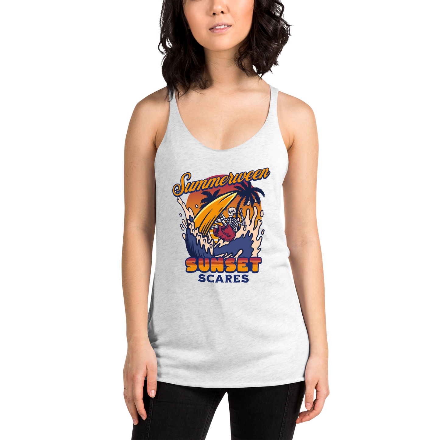 Sunset Scares Racerback Tank