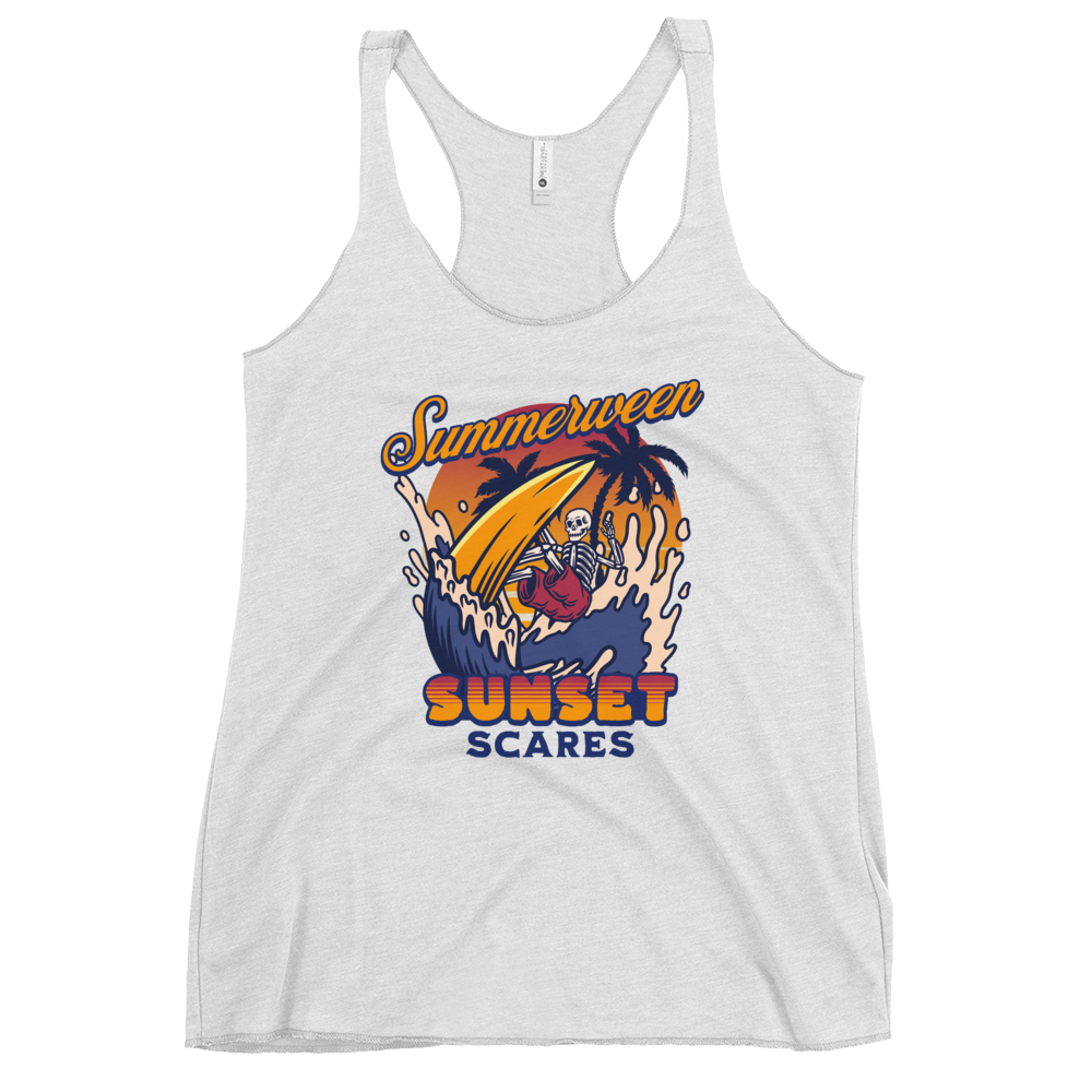 Sunset Scares Racerback Tank