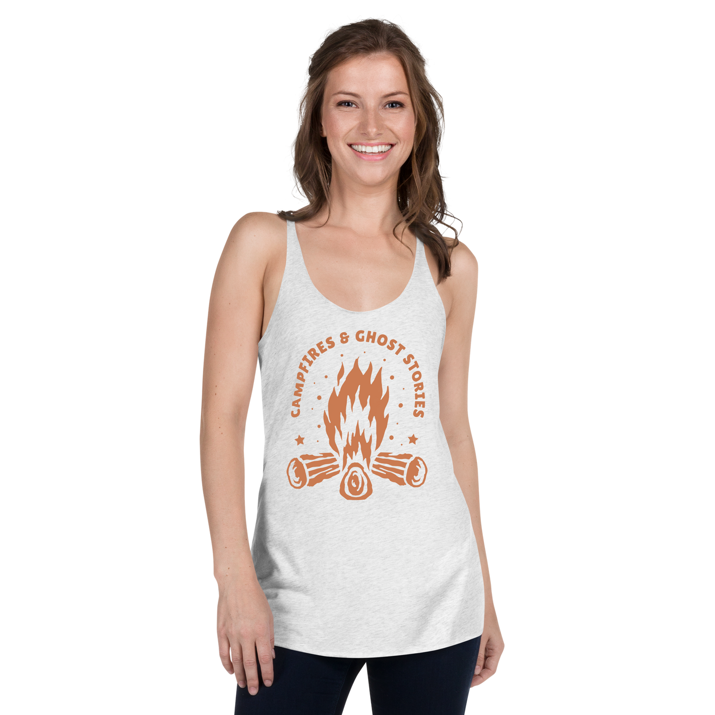 Campfires & Ghost Stories Racerback Tank