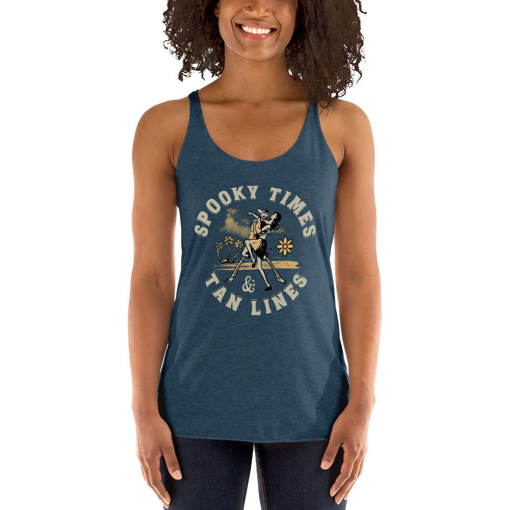 Spooky Times & Tan Lines Racerback Tank