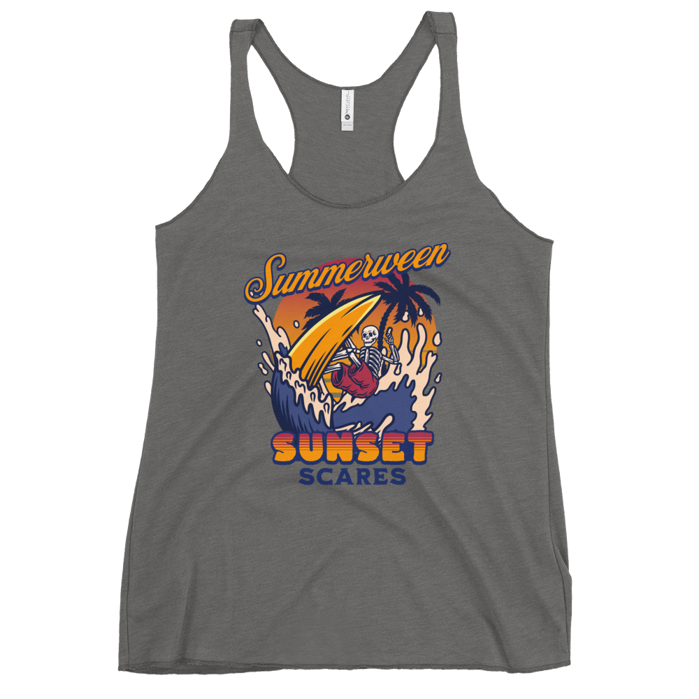 Sunset Scares Racerback Tank