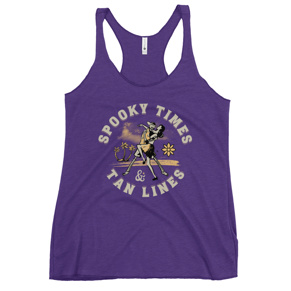 Spooky Times & Tan Lines Racerback Tank