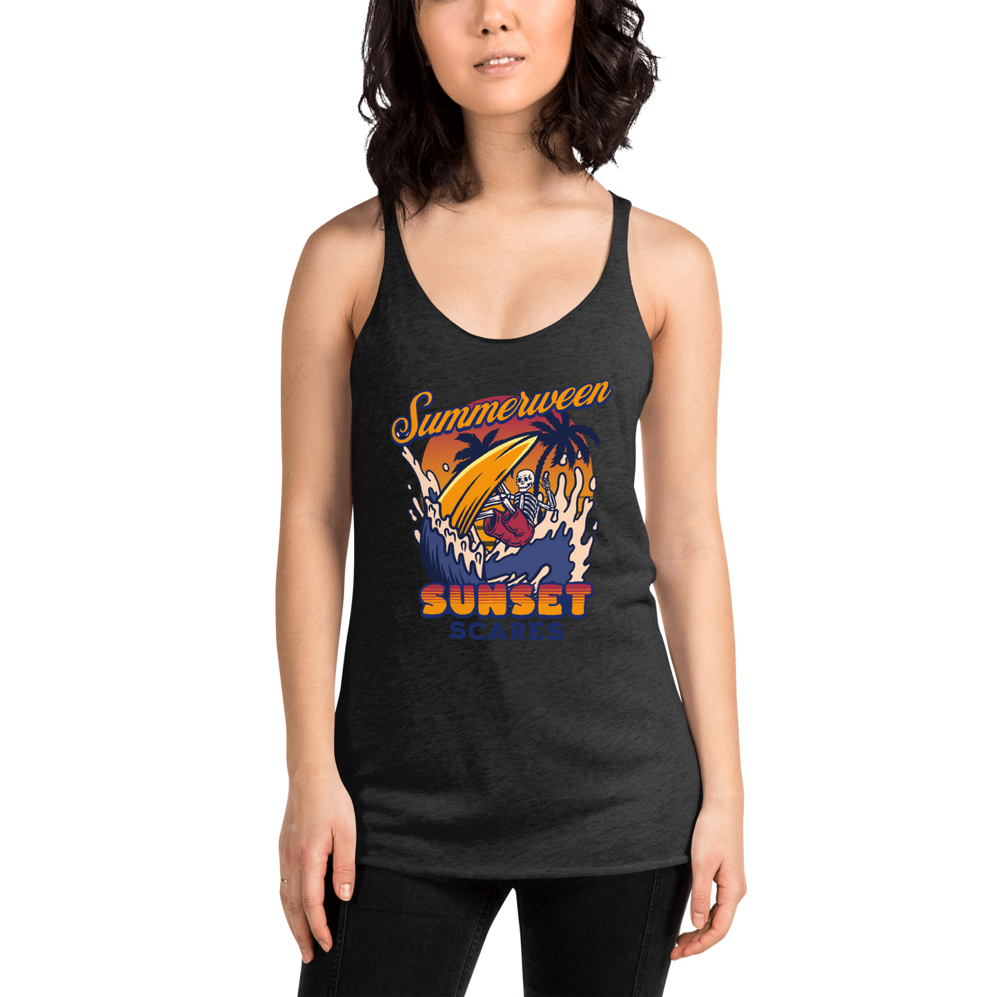 Sunset Scares Racerback Tank