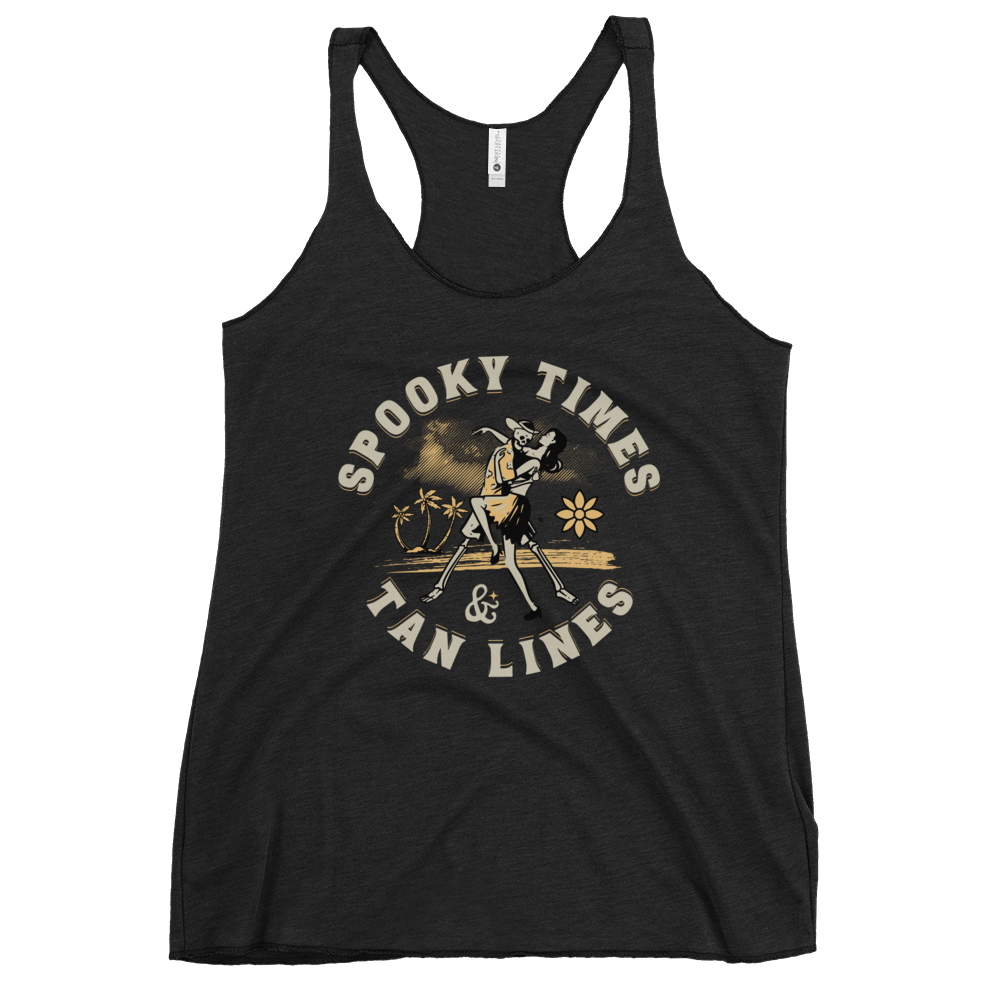 Spooky Times & Tan Lines Racerback Tank