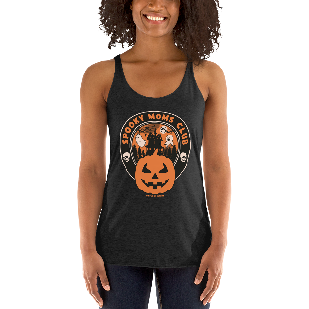 Spooky Moms Club Racerback Tank