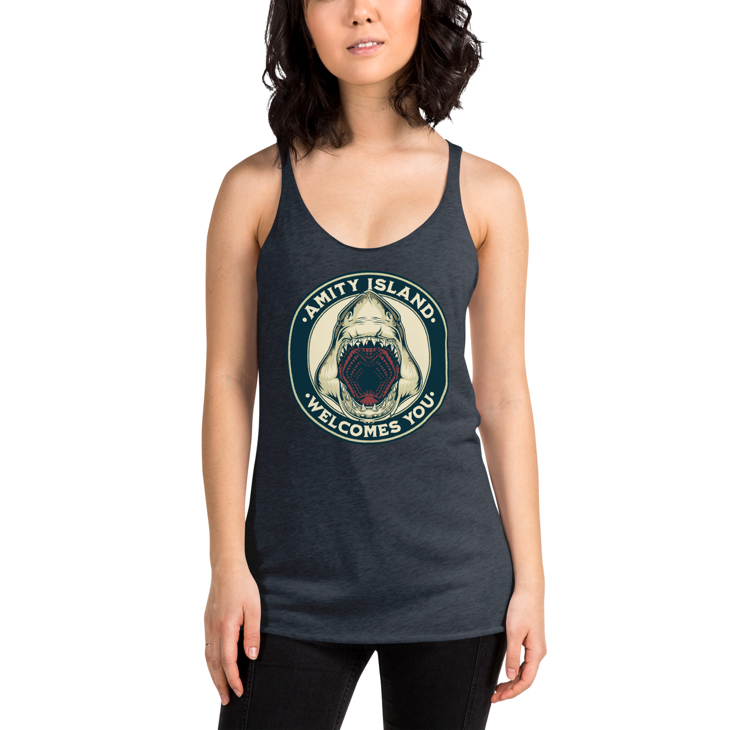 Welcome to Amity Racerback Tank