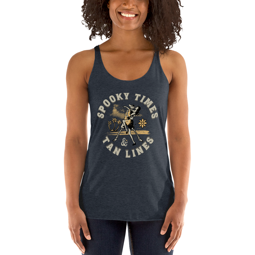 Spooky Times & Tan Lines Racerback Tank