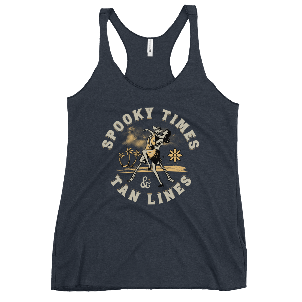 Spooky Times & Tan Lines Racerback Tank