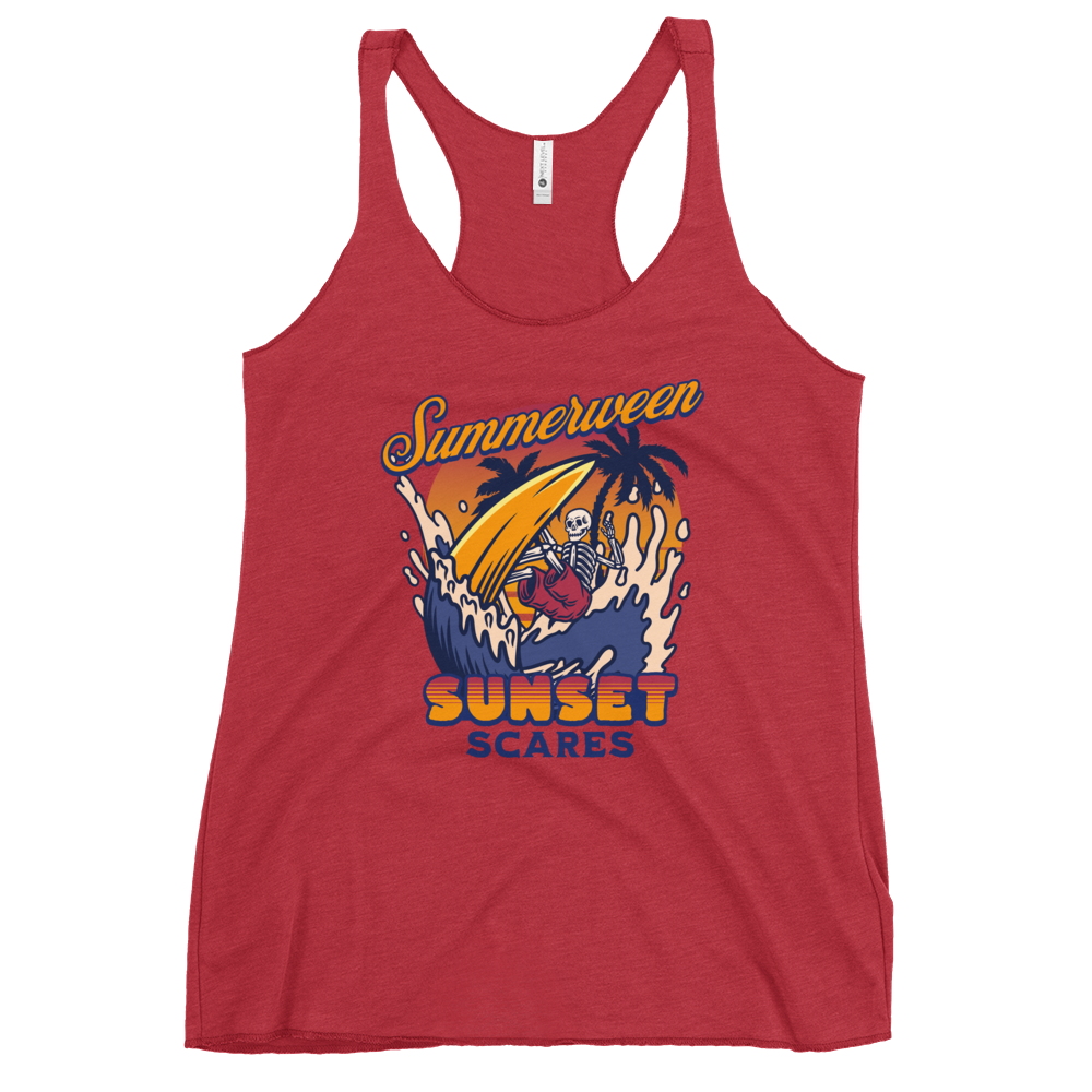 Sunset Scares Racerback Tank
