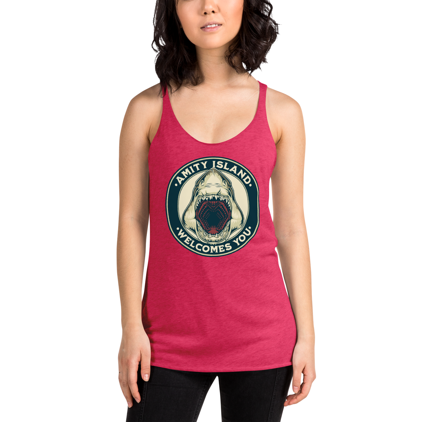 Welcome to Amity Racerback Tank