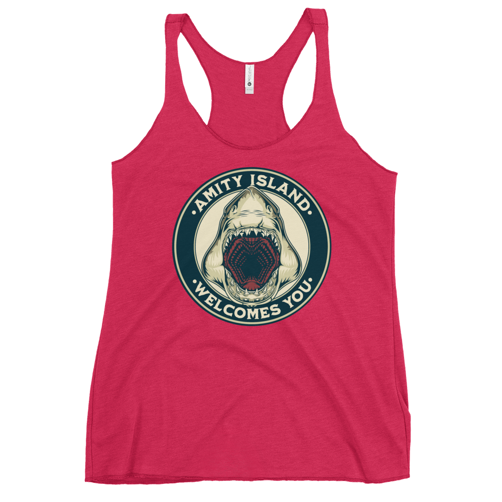 Welcome to Amity Racerback Tank