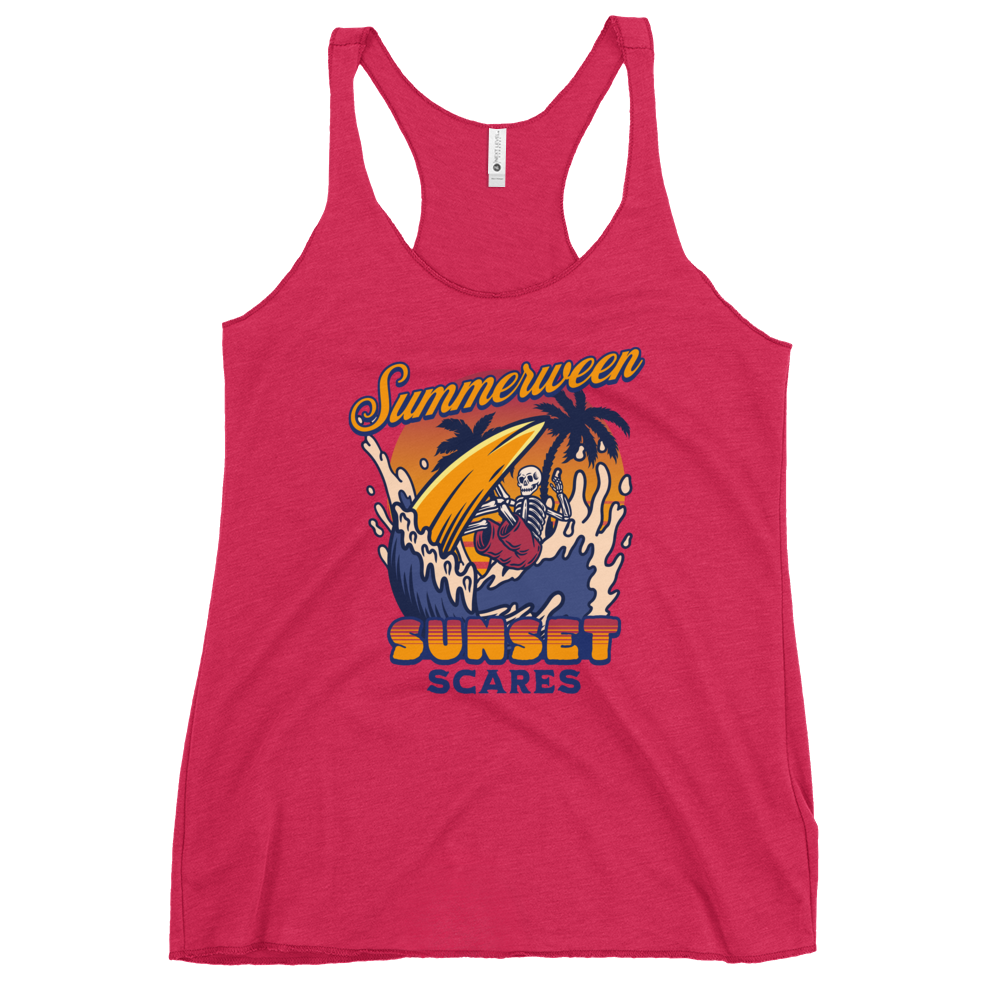 Sunset Scares Racerback Tank