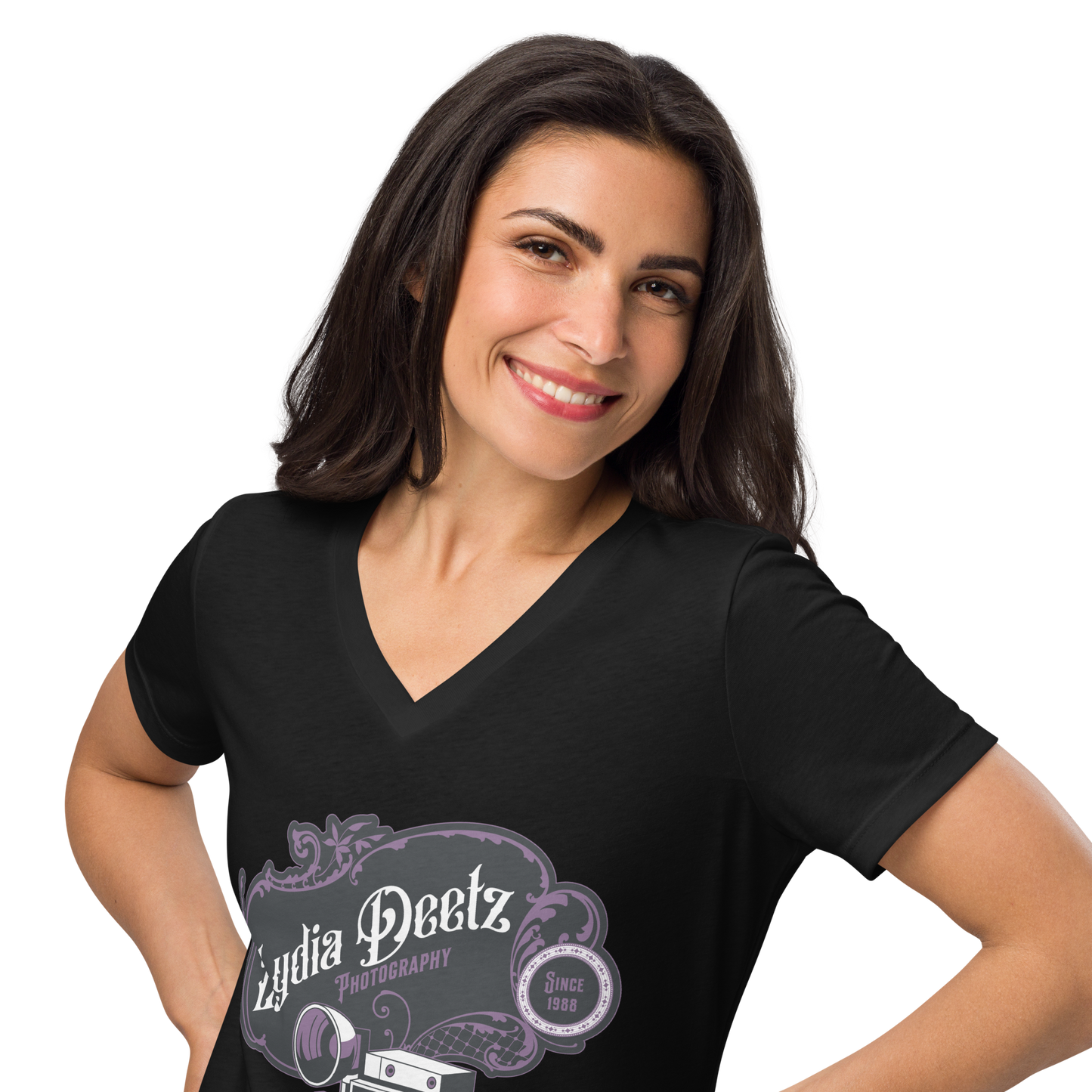 Deetz Photography V-Neck Tee