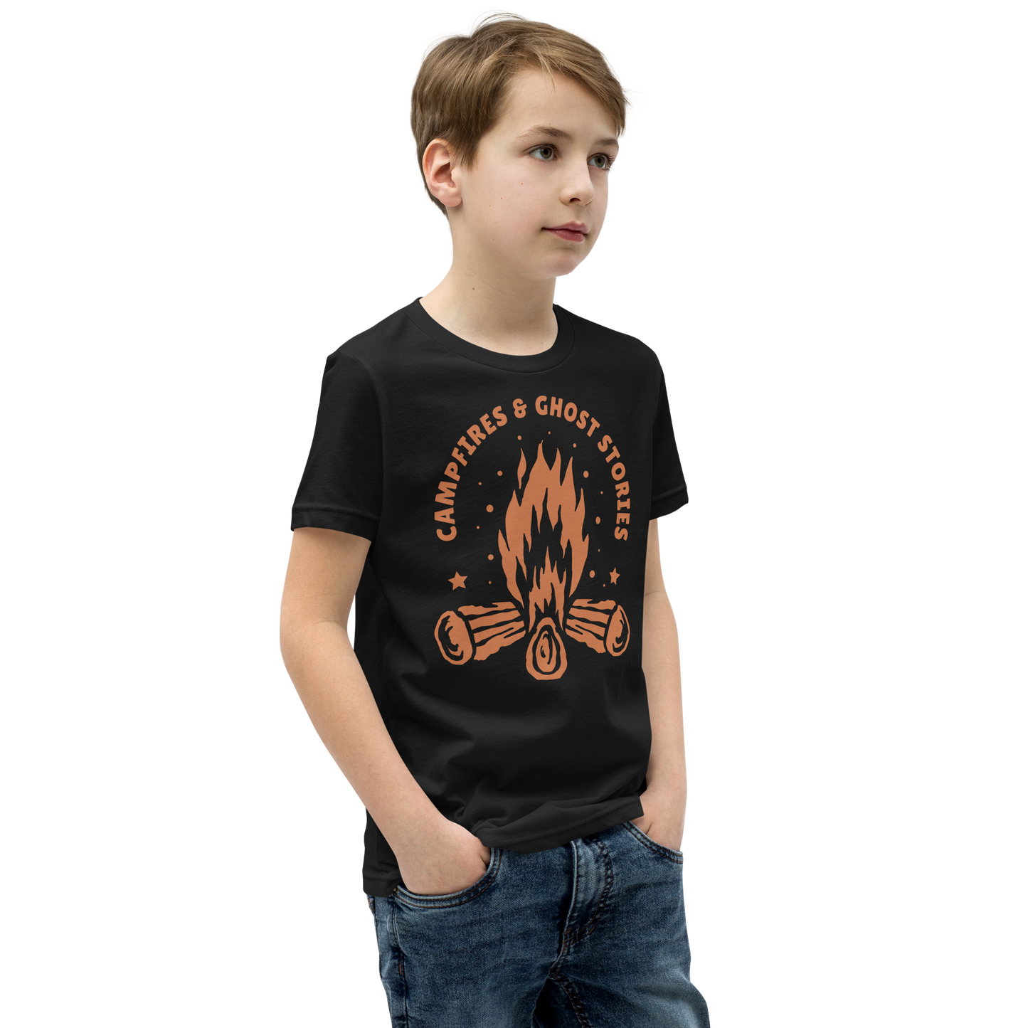 Campfires & Ghost Stories Youth Tee