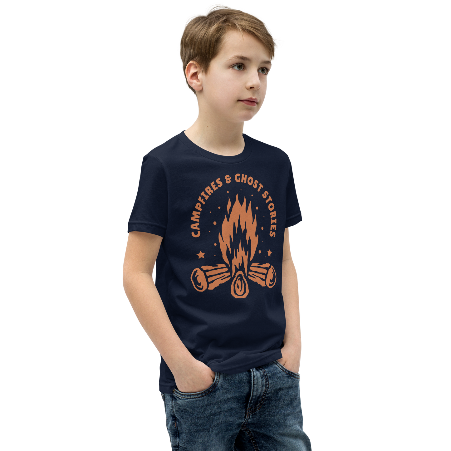 Campfires & Ghost Stories Youth Tee