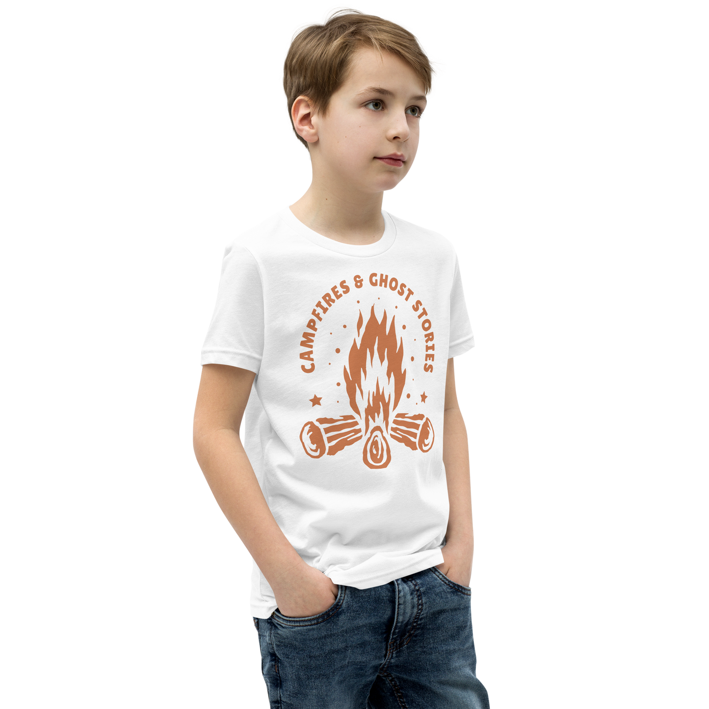 Campfires & Ghost Stories Youth Tee