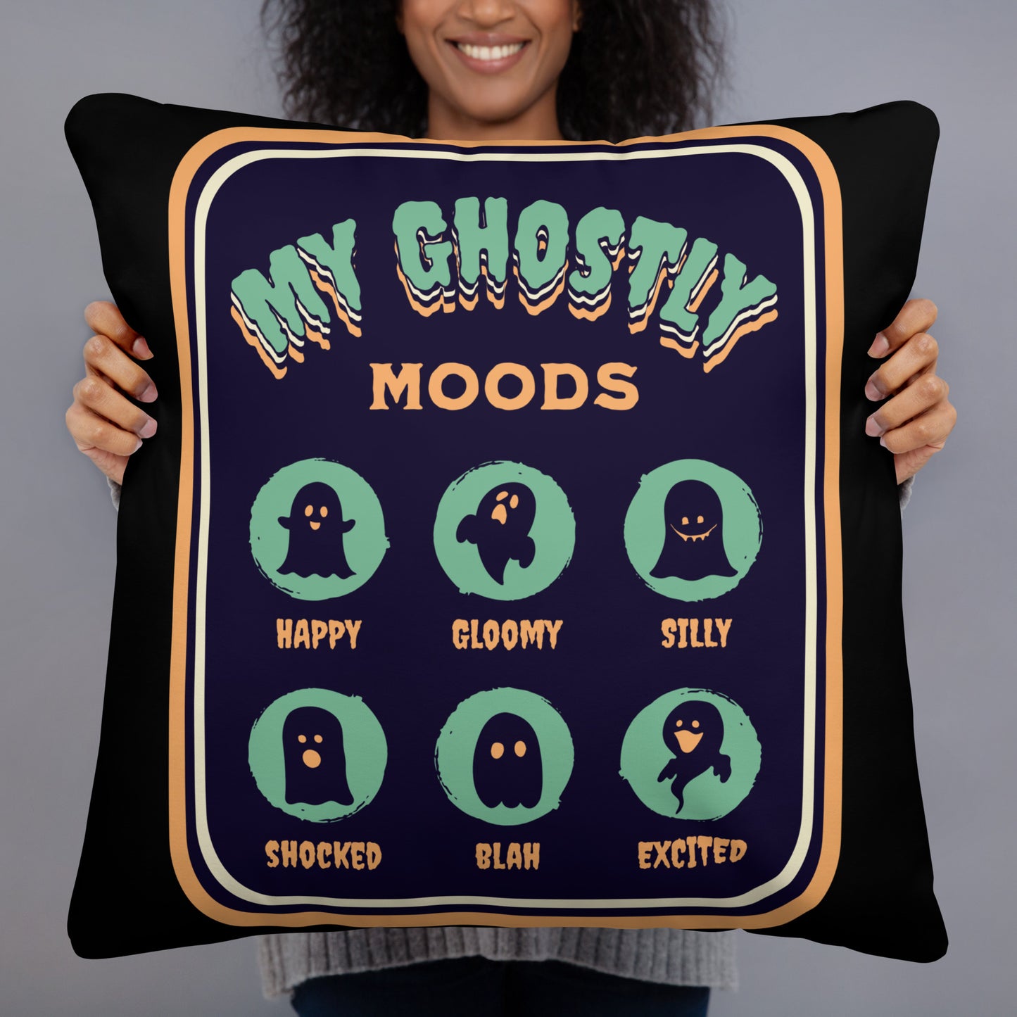 Ghostly Moods Pillow