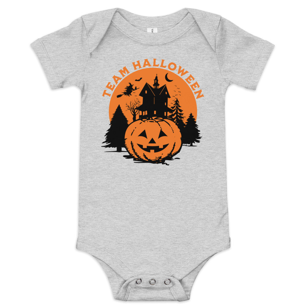 Team Halloween Baby Onesie