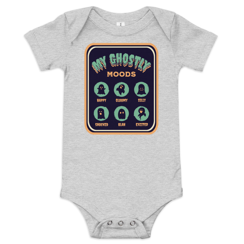 Ghostly Moods Baby Onesie