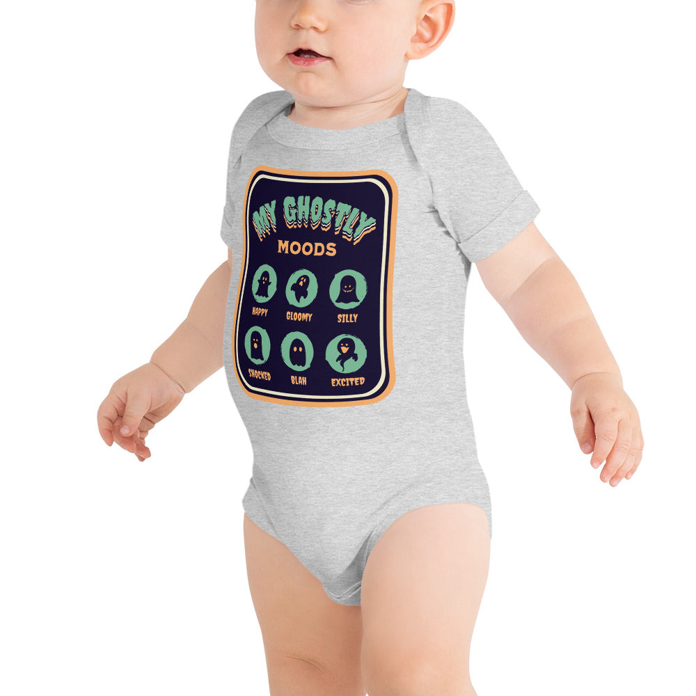 Ghostly Moods Baby Onesie