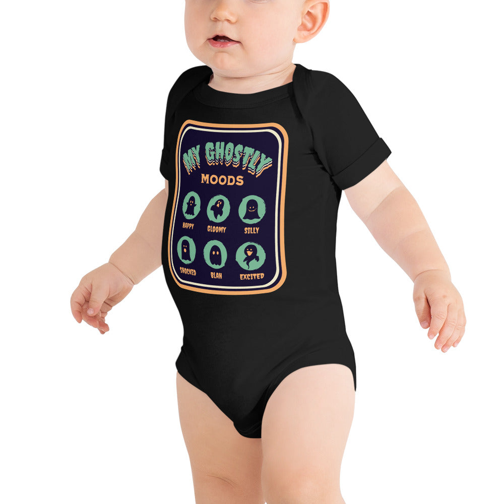 Ghostly Moods Baby Onesie