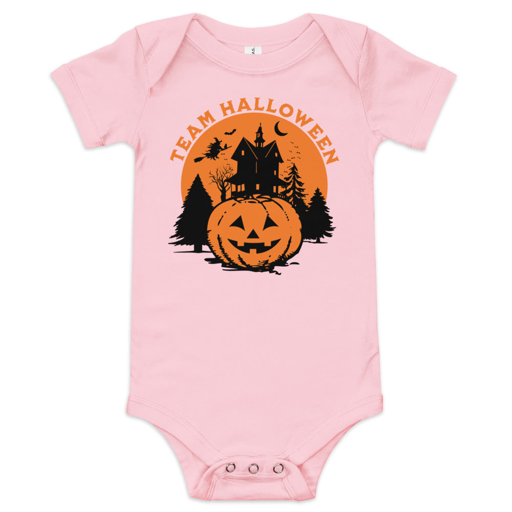 Team Halloween Baby Onesie