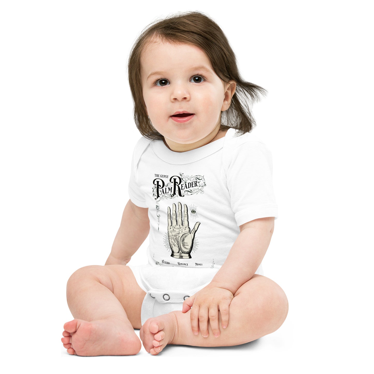 Palm Reader Baby Onesie