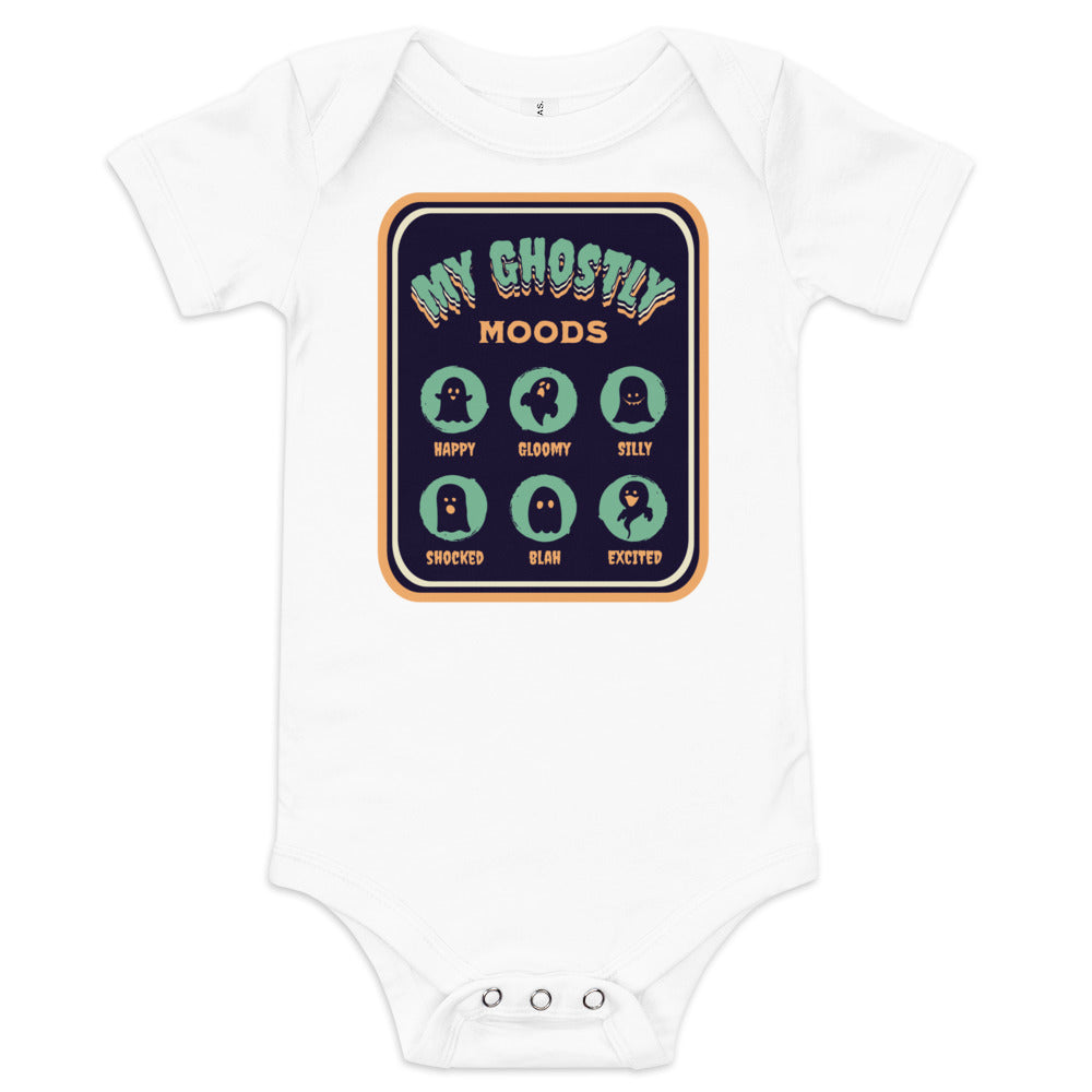 Ghostly Moods Baby Onesie