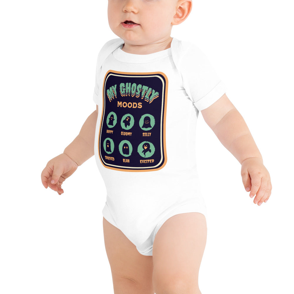 Ghostly Moods Baby Onesie