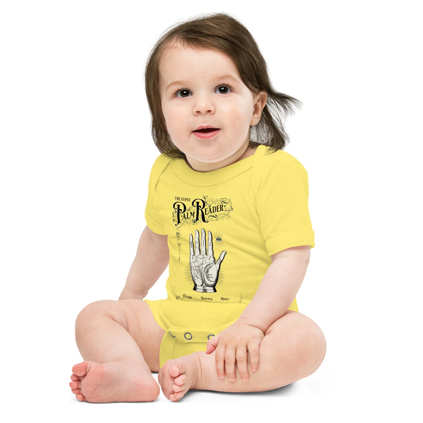 Palm Reader Baby Onesie