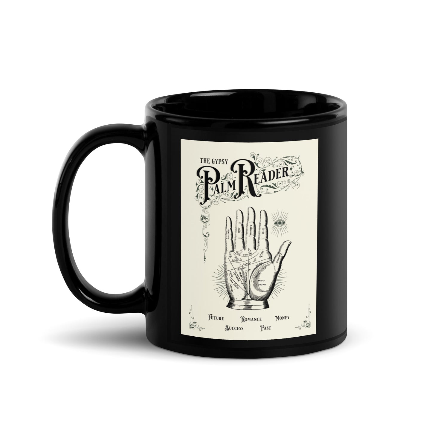 Palm Reader Mug - Black